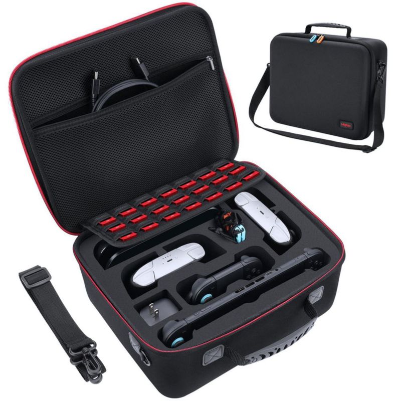 Estuche de viaje Migitec Nintendo Switch 2 Todo‑en‑uno