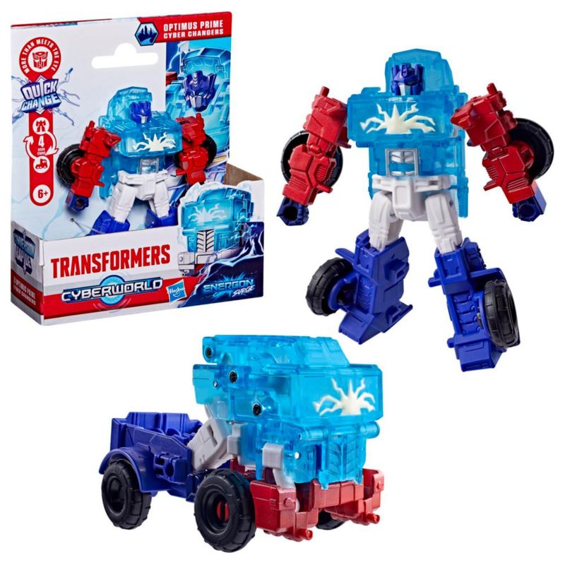 Figura de acción Transformers Optimus Prime 10 cm Cyber Changers