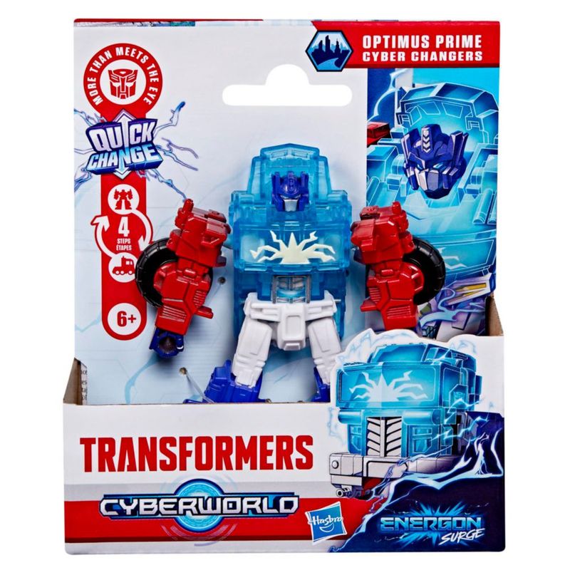 Figura de acción Transformers Optimus Prime 10 cm Cyber Changers