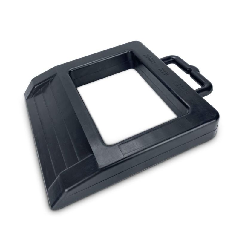 Cuña de goma para transpaleta ROBLOCK 36x28x5 cm negra (1 unidad)