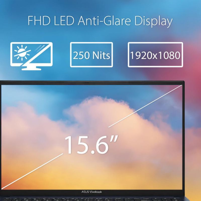 Portátil ASUS Vivobook 15 Intel Core i3 156" SSD de 512 GB