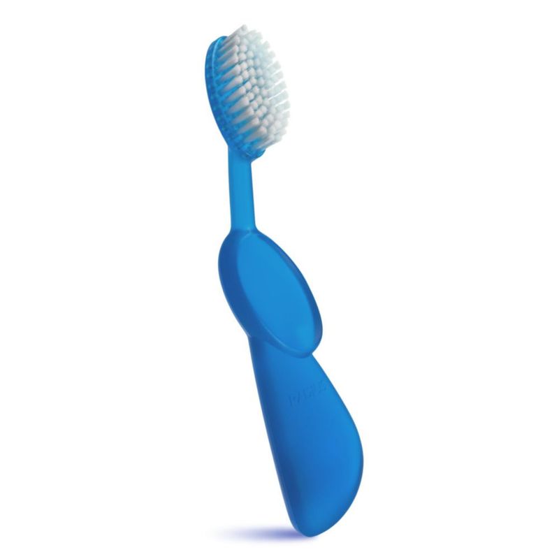 Cepillo de dientes RADIUS Original Big Brush azul para mano derecha