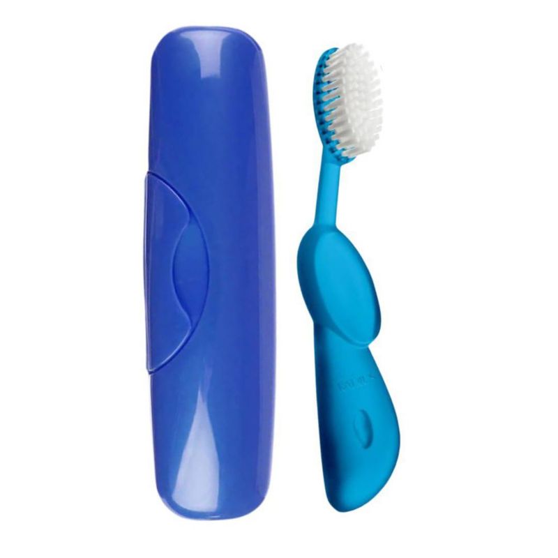Cepillo de dientes RADIUS Original Big Brush azul para mano derecha