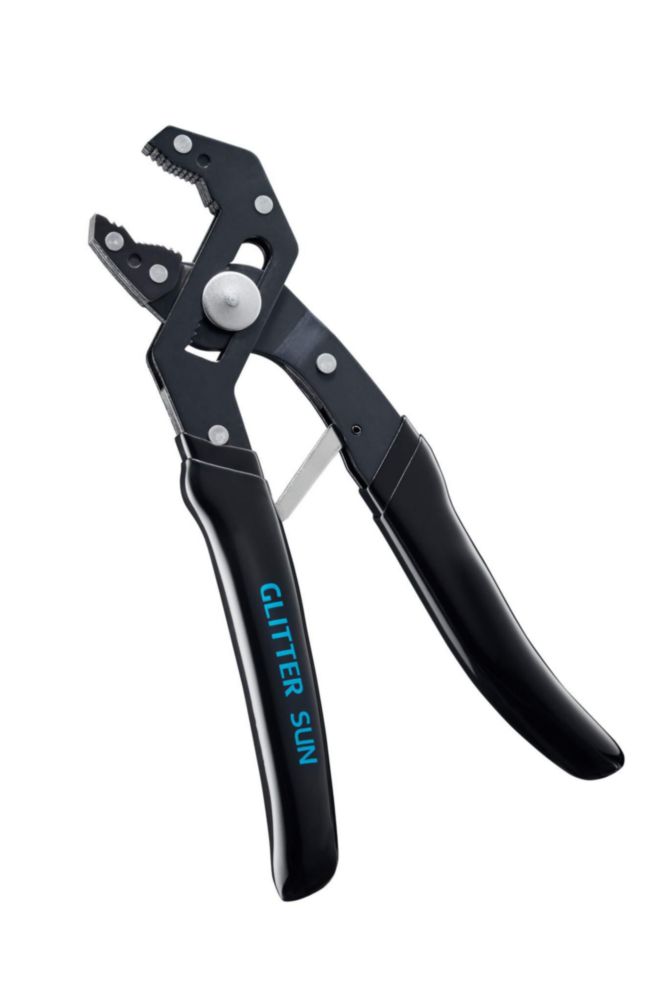 Pinzas con purpurina estilo Sun Robo-Grip con muesca en V autoajustables