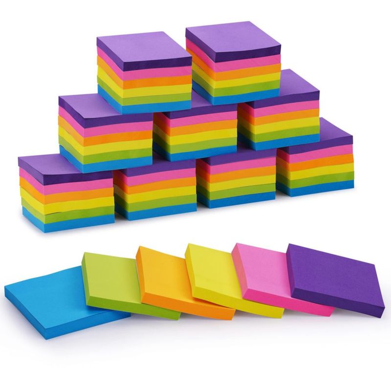 Notas adhesivas Ezzgol 76 cm 60 blocs de colores surtidos