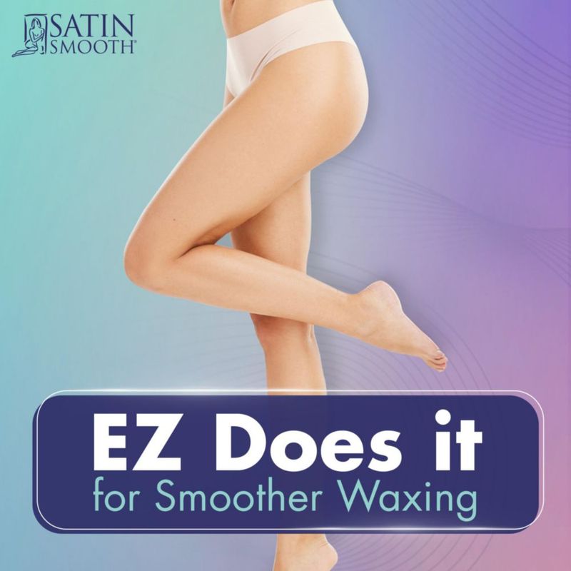 Tiras de Cera Muselina SATIN SMOOTH EZ Grip 100 unidades