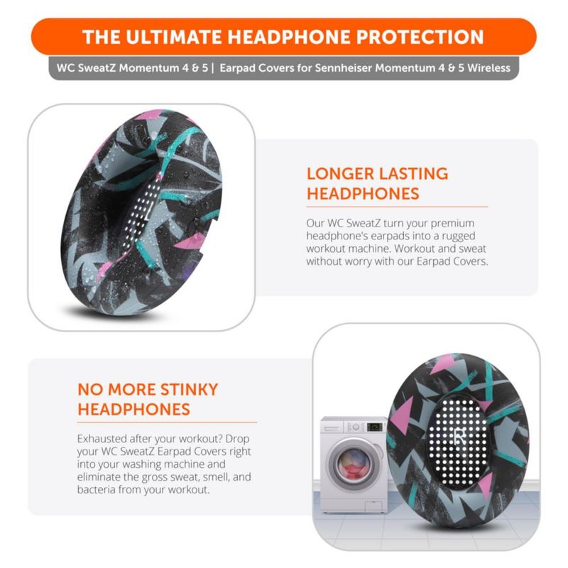 Fundas para almohadillas de audífonos WC Momentum 4 y 5