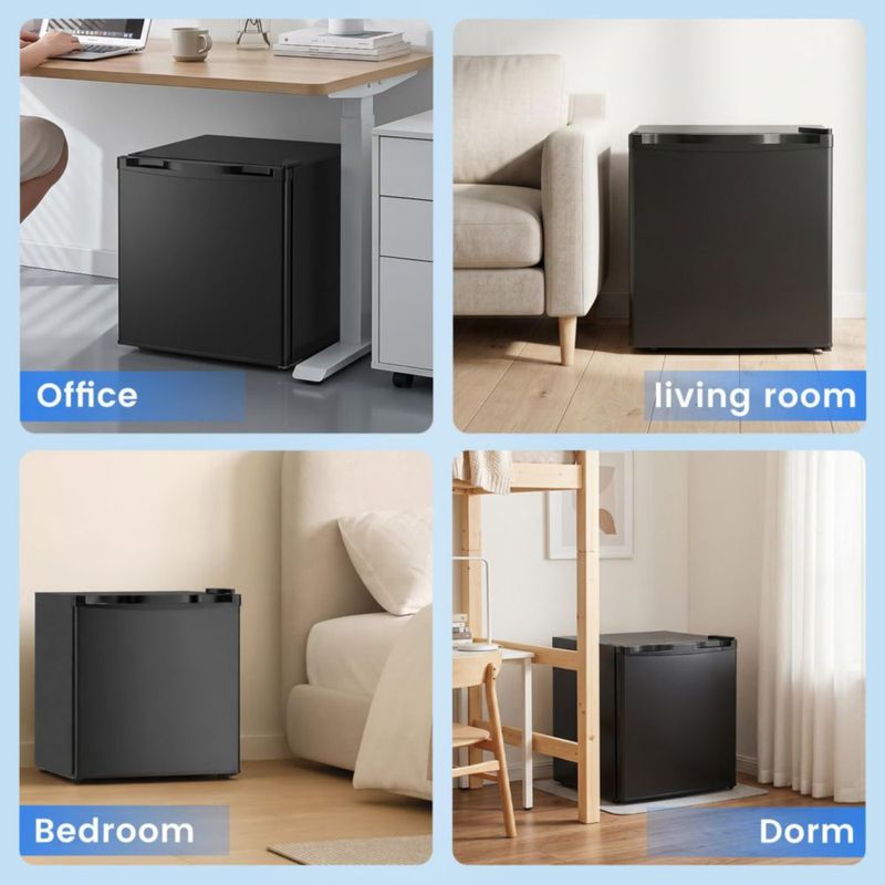 Mini nevera Electactic de 46 cm color negro eficiente energéticamente