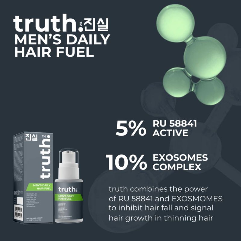 Suero capilar para hombres truth진실 Growth Fuel 30 ml