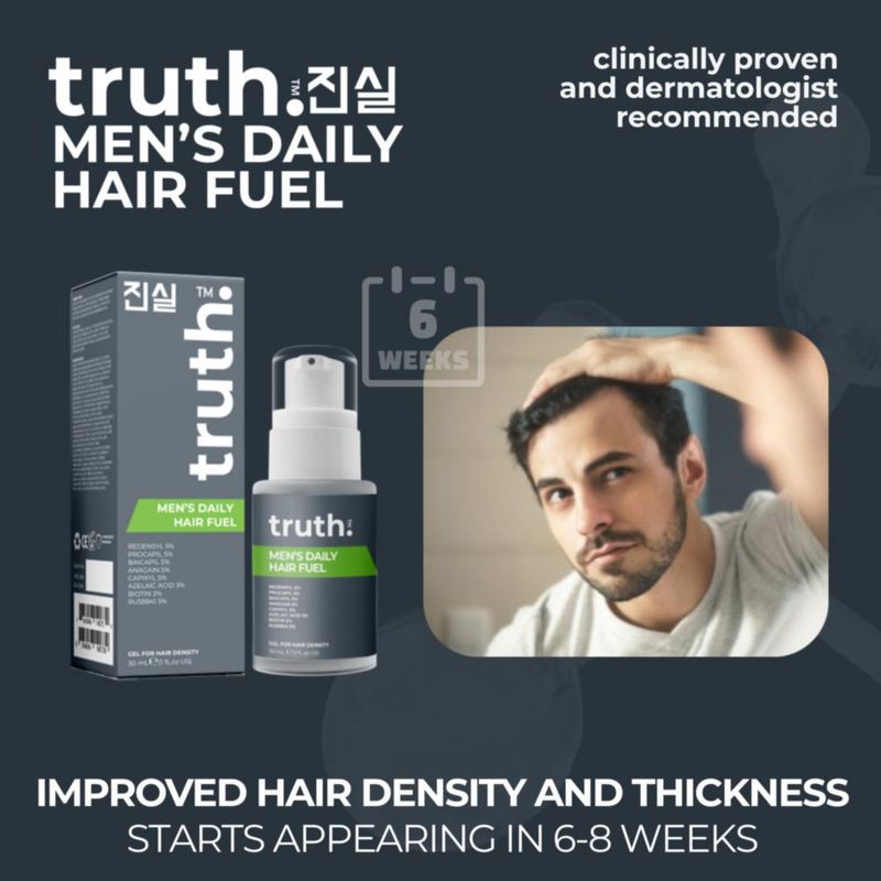 Suero capilar para hombres truth진실 Growth Fuel 30 ml