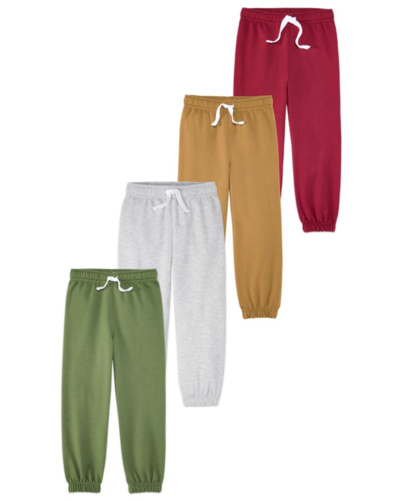 PANTALONES Garanimals 5T Pack de 4 Pantalones Jogger Sólidos