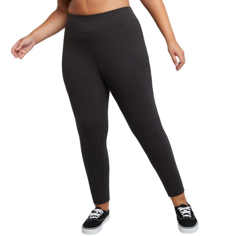 Leggings Hanes 3X negro 65 cm