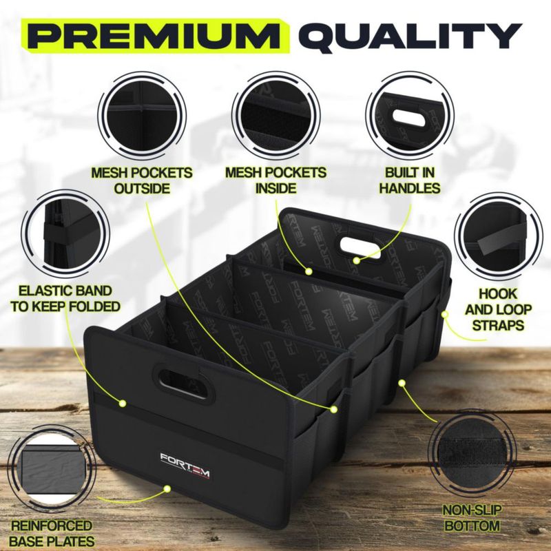 Organizador de Maletero Plegable FORTEM para Auto