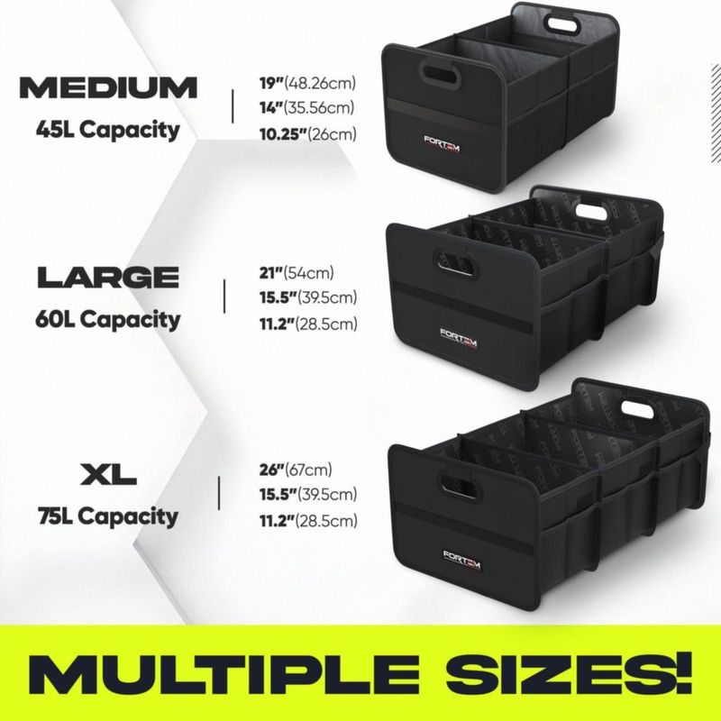 Organizador de Maletero Plegable FORTEM para Auto
