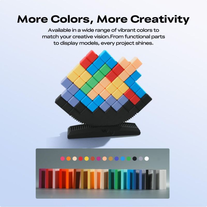 Filamento PLA Creality 1.75 mm 4 kg Pack de 4 colores