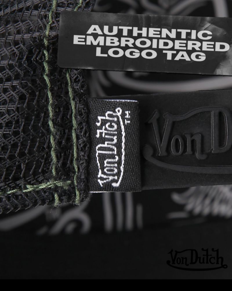 Gorra Von Dutch de Terciopelo Trucker Snapback Unisex