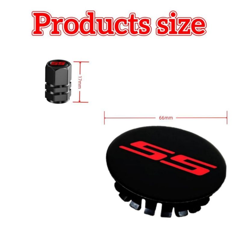 Tapón de cubo YANGFANGV 66 mm Pack de 4 estilo acero inoxidable plateado