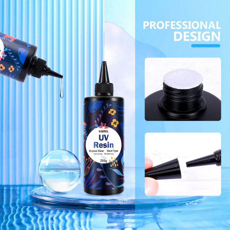 Resina UV KISREL 500 g Dura y Cristalina (Epoxi)