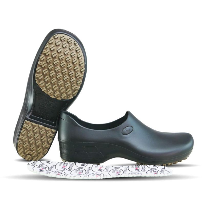 Zapatos de Enfermería Sticky 25 cm negro impermeable antideslizante