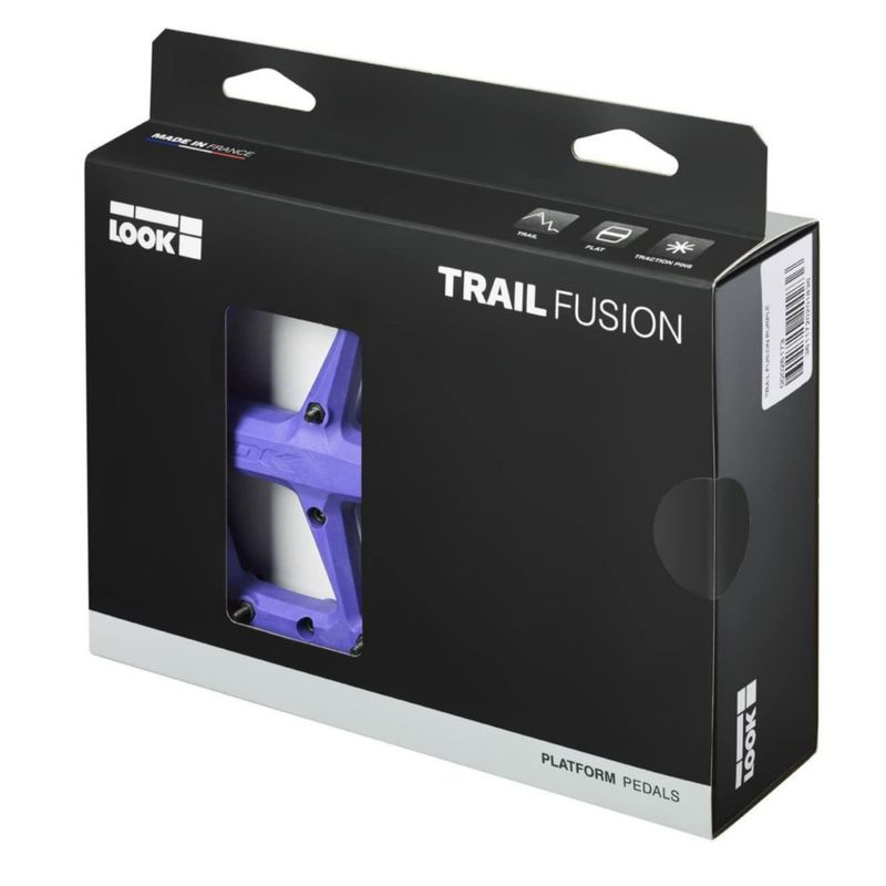 Pedales de bicicleta LOOK Trail Fusion MTB morado