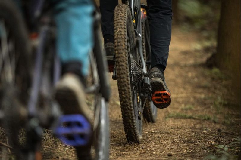 Pedales de bicicleta LOOK Trail Fusion MTB morado