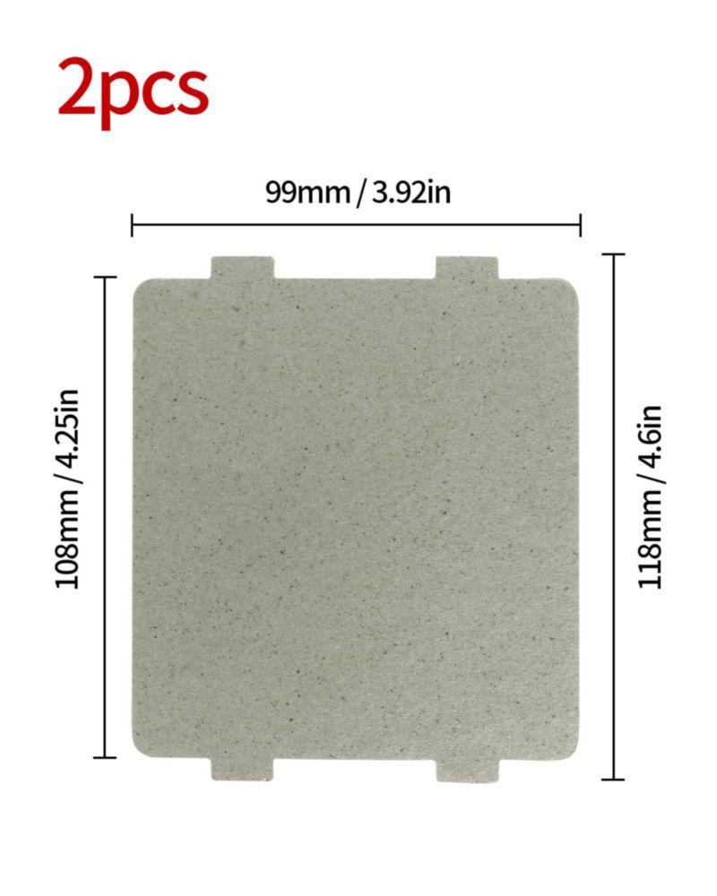 Cubierta de guía de ondas YQBOOM 108 mm x 99 mm (2 unidades)