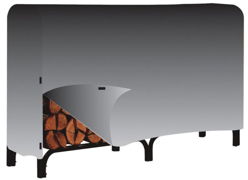 Funda de vinilo para troncos Panacea 244 x 122 x 61 cm negra 8 pies