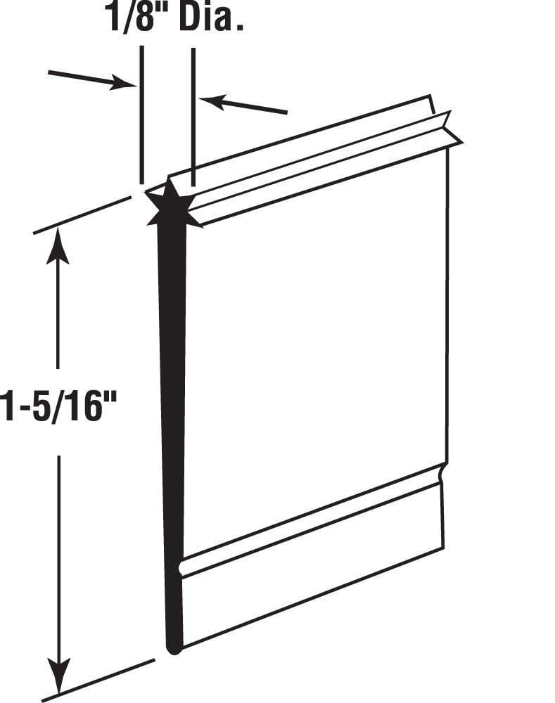 Junta inferior para puerta de ducha PRIME-LINE M 6022 38 x 91 cm