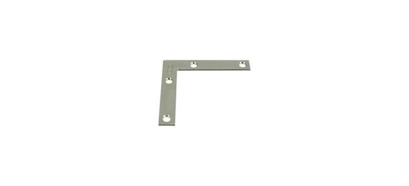 Plancha de esquina plana National Hardware N113969 acero 75 x 13 x 75 cm