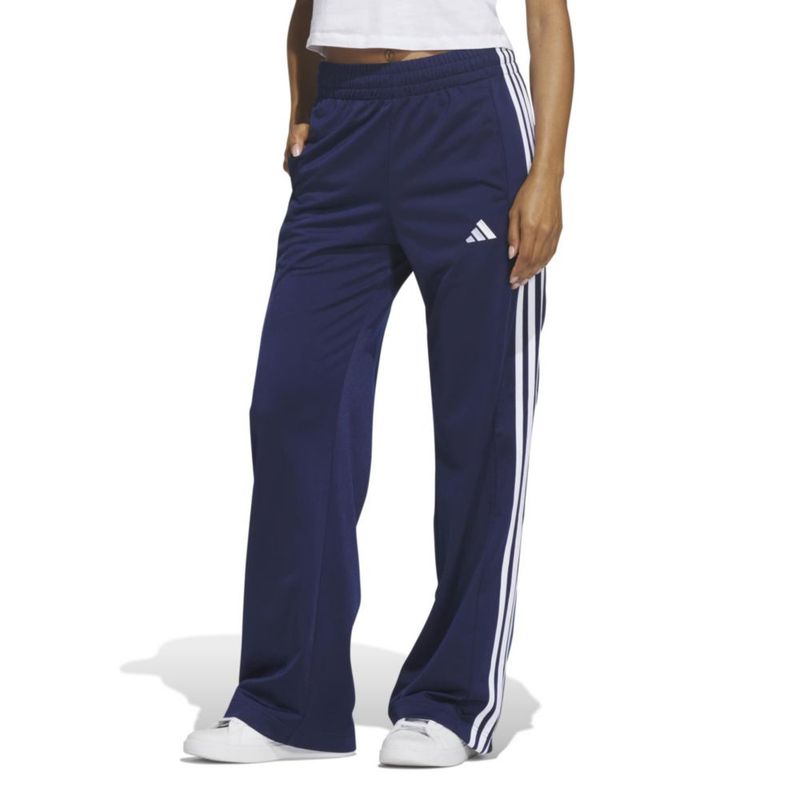 Pantalón Tricot adidas Mediano Azul Oscuro 3 Rayas