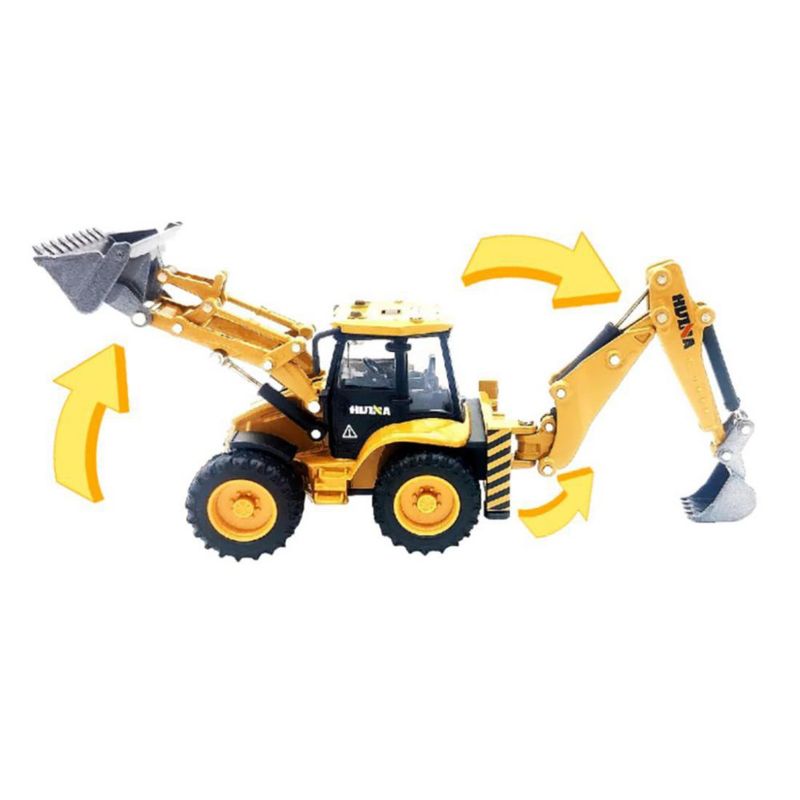 Cargadora retroexcavadora DDLONGDD 1:50 de aleación fundida