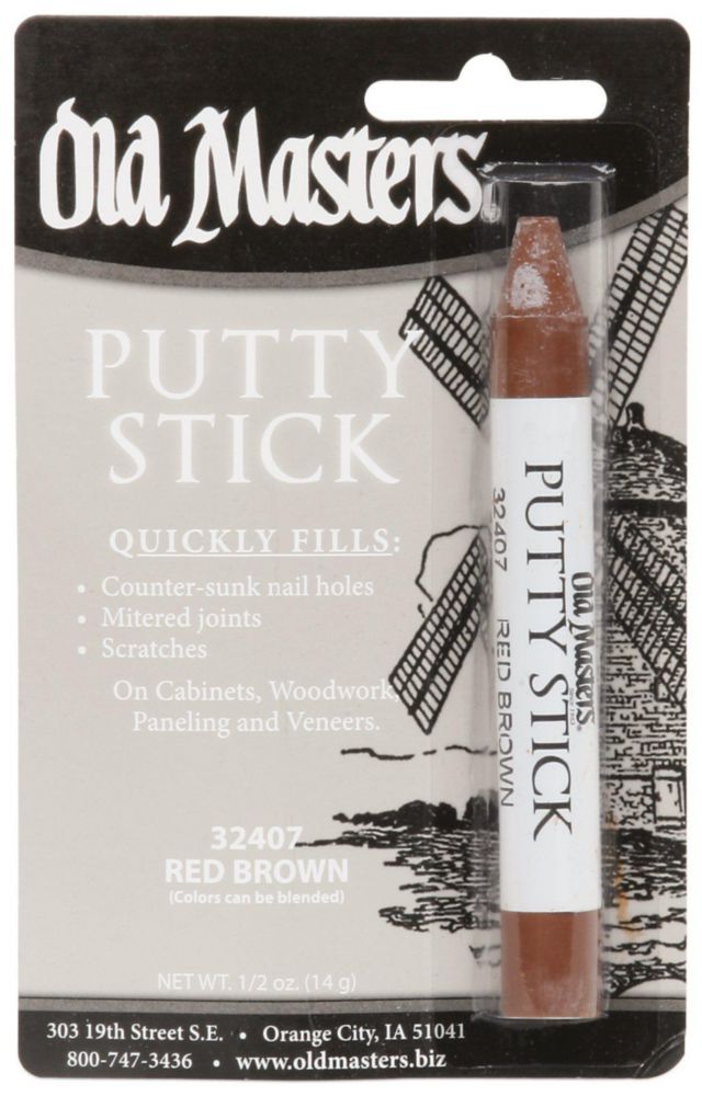 Barra de Masilla Old Masters Rojo Marrón 14 g