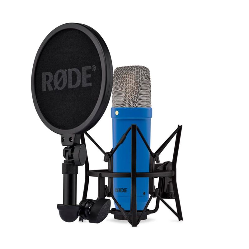 Micrófono de condensador Rode NT1 Signature Series con accesorios