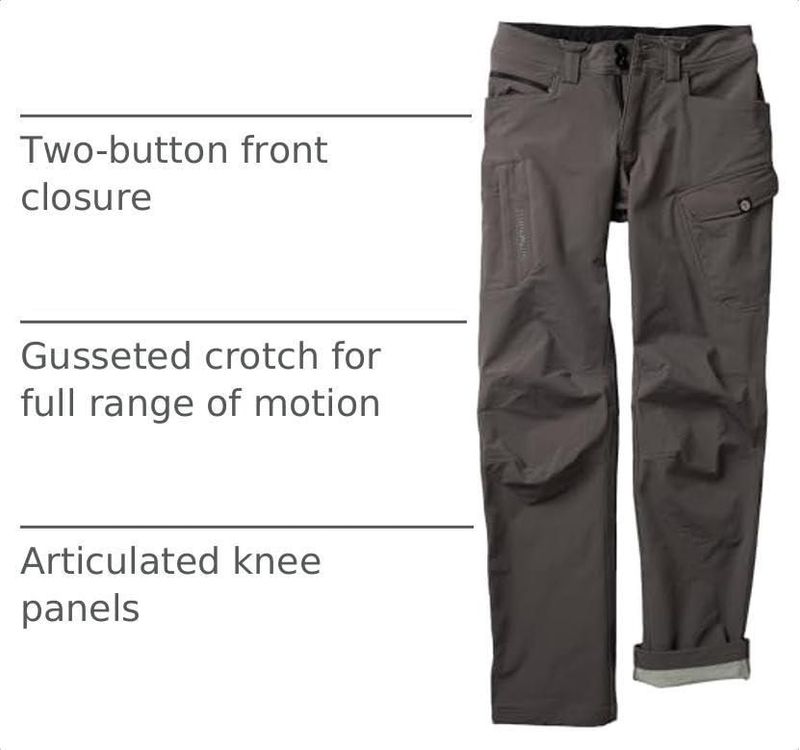 PANTALONES TRUEWERK 42W x 86 cm Gris Oscuro T2 WerkPant