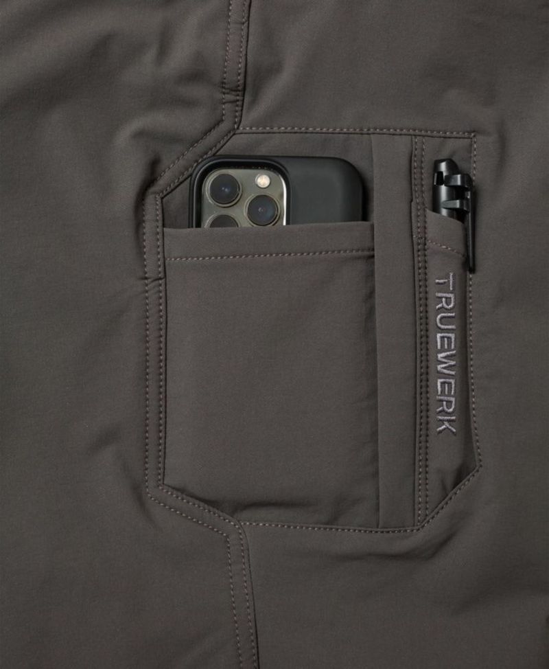 PANTALONES TRUEWERK 42W x 86 cm Gris Oscuro T2 WerkPant