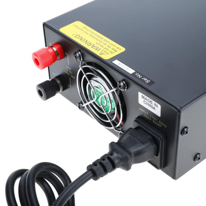 Fuente de Alimentación NORJIN 13.8V 30A con Encendedor de Cigarrillos 110V