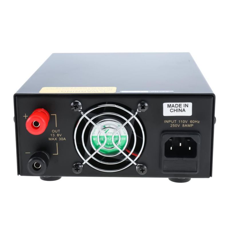 Fuente de Alimentación NORJIN 13.8V 30A con Encendedor de Cigarrillos 110V