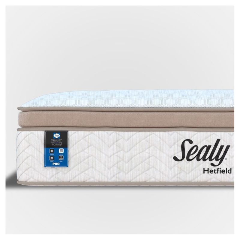 Colchon Sealy Queen Size Hetfield Dream Foam Confort Luxury