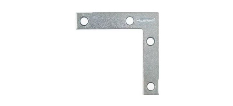 Esquinero de esquina National Hardware N113-928 de 25 pulg. con tornillos – paquete de 4