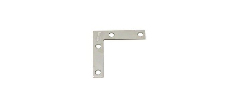 Esquinero de esquina National Hardware N113-928 de 25 pulg. con tornillos – paquete de 4