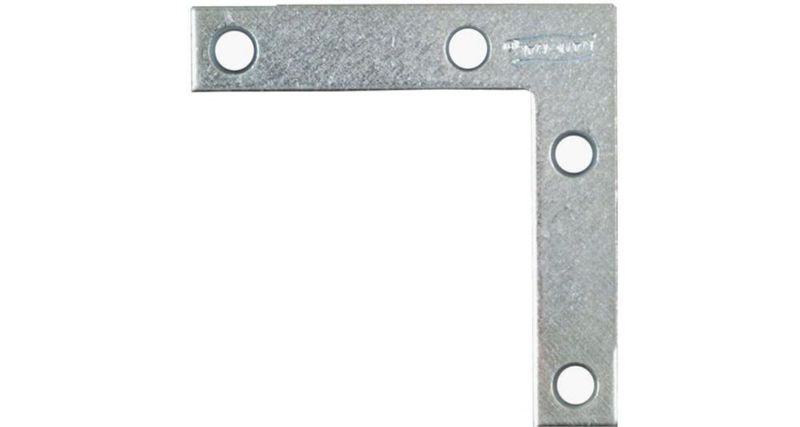 Esquinero de esquina National Hardware N113-928 de 25 pulg. con tornillos – paquete de 4