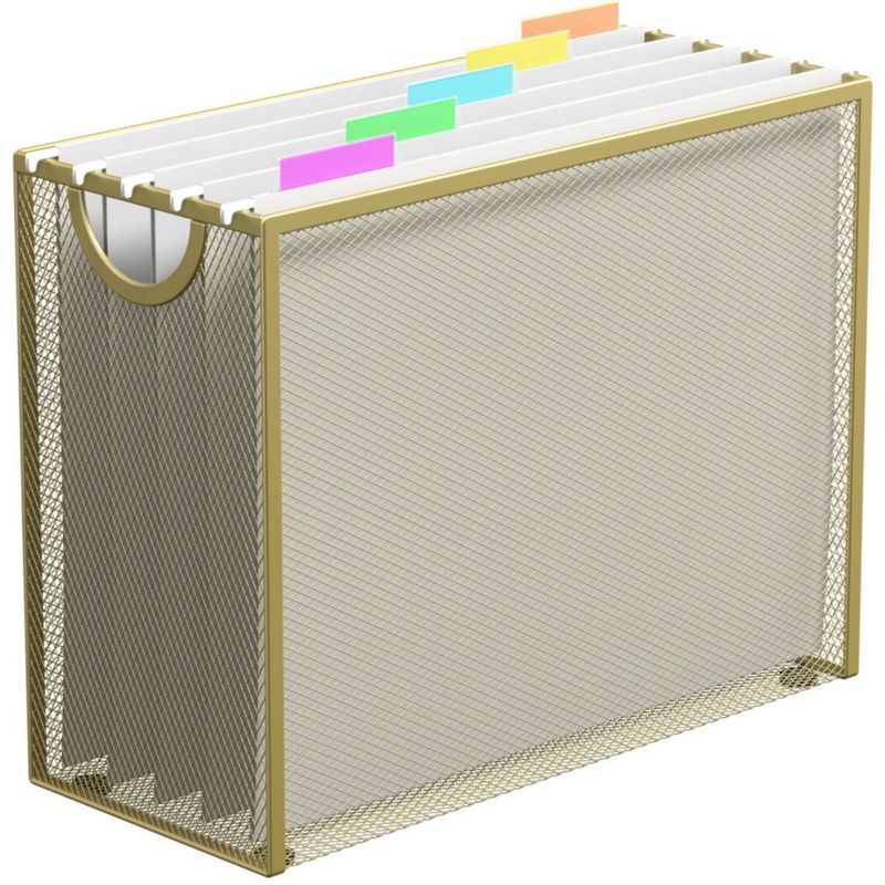 Organizador de Archivos GoldOrcle 31x24x14 cm Gris - Pack de 5