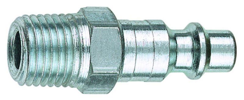Enchufe acoplador Air Line Tru-Flate 12-227 1/4 I/M x 3/8 MNPT de acero