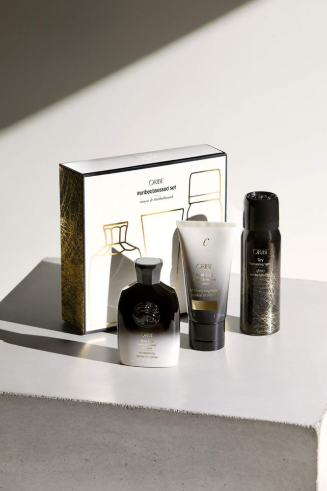 Set de cuidado del cabello ORIBE Obsessed paquete de 3 unidades negro
