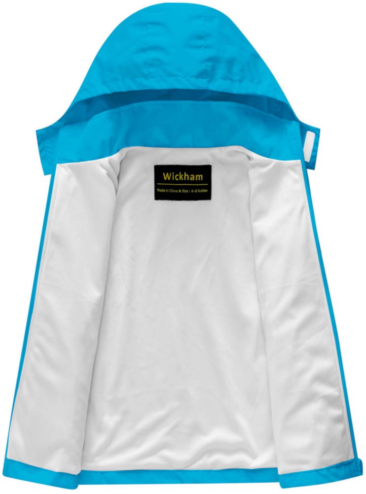 Chaqueta impermeable ligera con capucha desmontable WICKHAM para niños