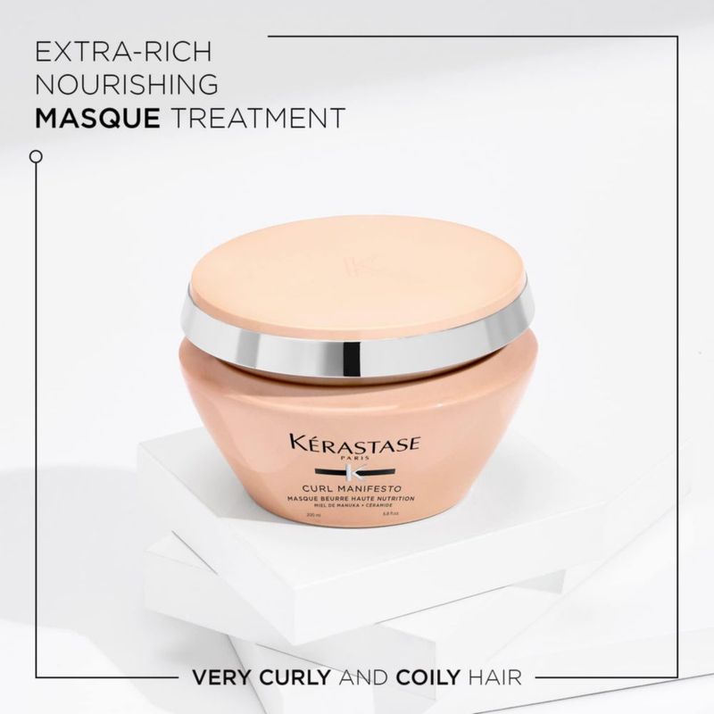 Mascarilla capilar KERASTASE Curl Manifesto Beurre Haute Nutrition 200 ml
