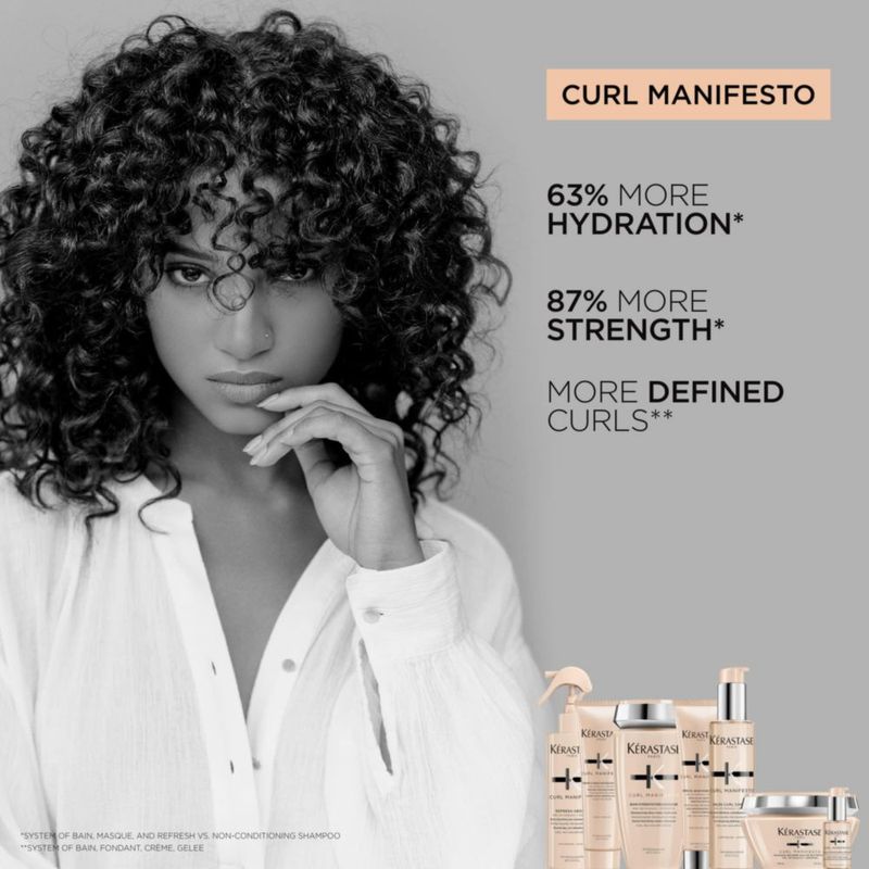 Mascarilla capilar KERASTASE Curl Manifesto Beurre Haute Nutrition 200 ml