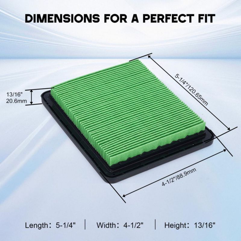 Filtro de aire Buckbock para Honda GCV160/190 GC190 13 × 11 × 2 cm