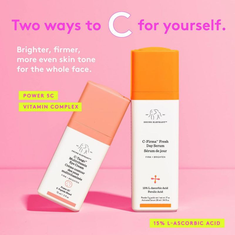 Crema para ojos Drunk Elephant C-Tango con vitamina C 15 ml