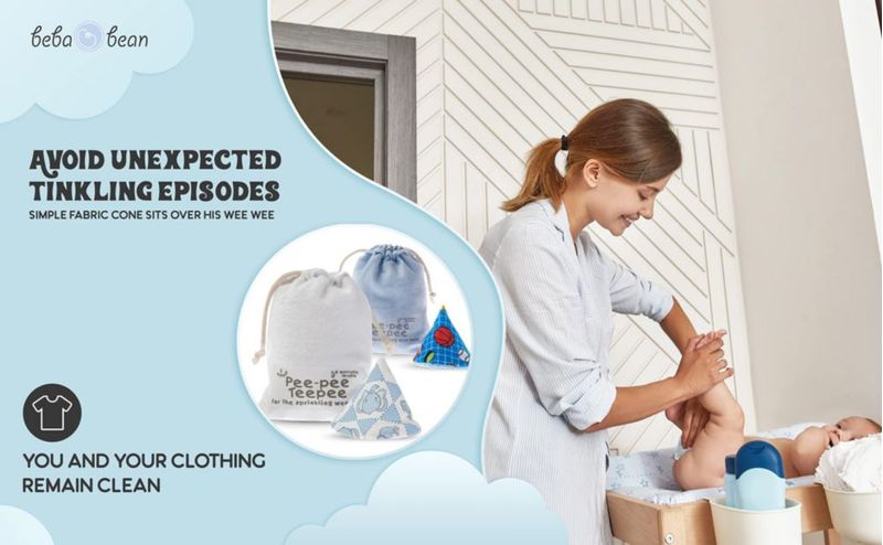 Beba Bean Pee-Pee Teepee Pack de 5 - Diseño de Béisbol